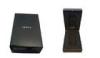 OEM Black Wood Gift Box With Inside Velvet, Plain Wooden Keepsake Boxes For Packaging