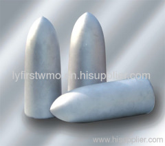 Molybdenum piercing mandrel/molybdenum plug