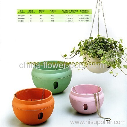 plastic flowerpot