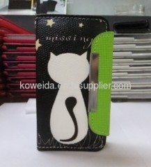 New design iphone case leather 4 4s