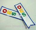OEM textile and fabric, business gift, machine embroidery bookmarks souvenir