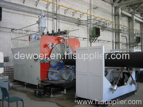 HDPE winding pipe extruder