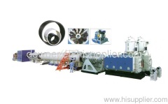HDPE Large-diameter Hollowness Wall Winding Pipe Making Line