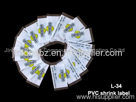 PVC shrink sleeve lables