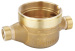 Brass water meter body