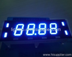 Ultra Blue customized 4 digit 0.56-inch seven segment led displays