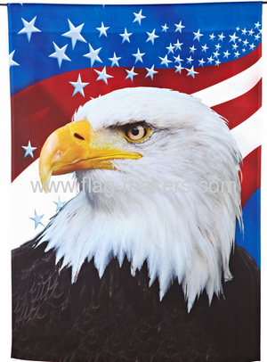 American Eagle garden flag