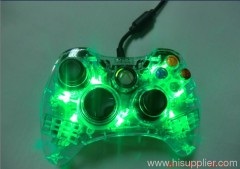 Glowing wired controller for Xbox360