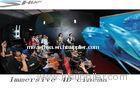 4D Movie Theater With Motion Chair Seat, Special Effect System, Flat / Arc Screen