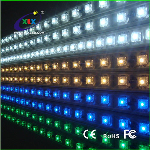 Flashing LED rigid strip light