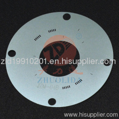 acid etching metal for encoder disk