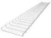 Flexible hot dipping galvanised outdoor wave wire basket cable trays, 400*50mm