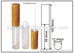 new design Bamboo lip gloss case & mascara bottle glass bottle for lipgloss mascara tube mascara bottle