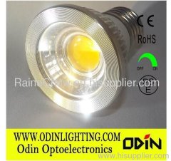 COB E27 LED Spotlight 450lm Luminous Flux for Cool White and 5W Power