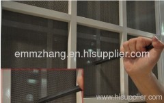 knife-resistant metal weave mesh window screens