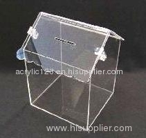 Acrylic coin bank