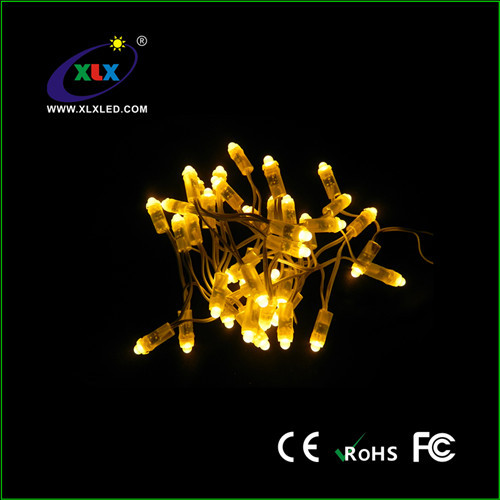 12mm Yellow LED Exposed String Lights