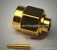 RF Coaxial SMA Straight Male Solder