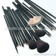18PCS leopard professional make up brush set