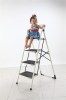 4 steps Folding easy storage Steel Household Step Ladder