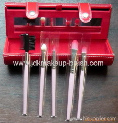 5PCS high quality red brushes makeup set