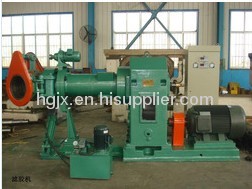 Double Head Rubber straining machine