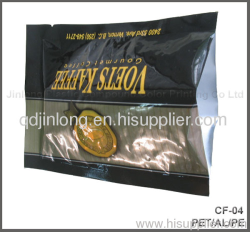 plastic coffee packaging bag