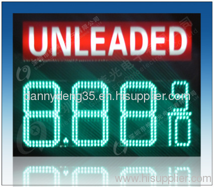 Led gas price signs display