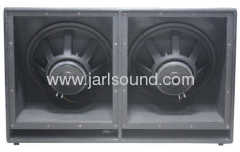 Dual 18 inch subwoofer