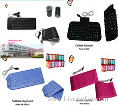 85 Keys Flexible silicone Keyboard