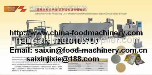 modified starch extruder