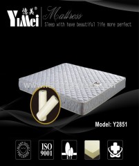 Jacquard brocade fabric Memory Foam Spring Mattress