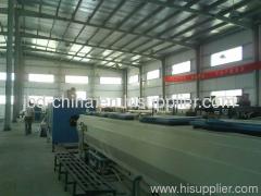 PE water supply and drainage pipe extrusion line