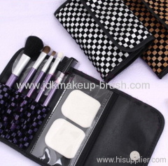 7PCS makeup brush gift set with powder puff