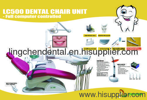 Full set options dental chair unit with CE (LC500)