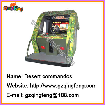 55"house form emmagee Desert commandos -Thailand simulator shooting game machine-MS-QF193-1