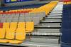 Kook plastic stadium seating folding chair telescopic seating systerm gym seats chairs sports tribune seating