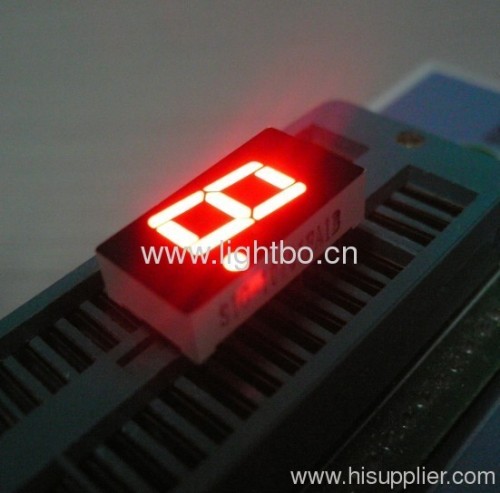 Ultra vermelho dígito único 0.4 "7 segmento display led cátodo comum para indicador de balança digital
