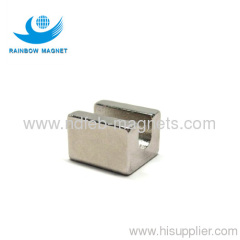 Neodymium magnet with fillister.indentation magnet.