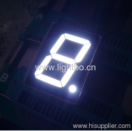 Pure White 1.2-inch Anode seven segment led displays