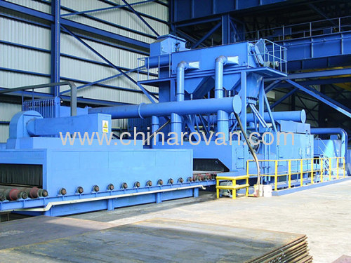 Steel Plate and Section Shot Blast Cleaning Machine