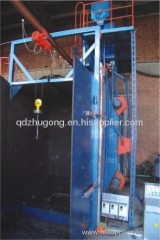 Overhead Rail Spinner Hanger Shot-blasting Machine