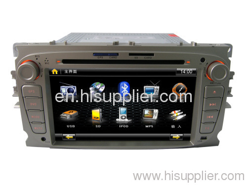 Ford Fusion DVD Navigation Radio USB SD VCD CD TV MP3 IPOD DVB-T AUX FM/AM/RDS TMC Bluetooth DigitalTouchpanel monitor