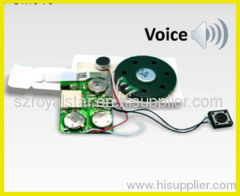 Sound module for greeting cards