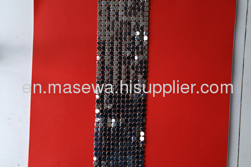 gun black metallic cloth as decorative curtains