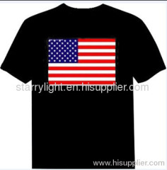 Starry-light 5.2USD Hot selling el tshirt panel for better new 2013