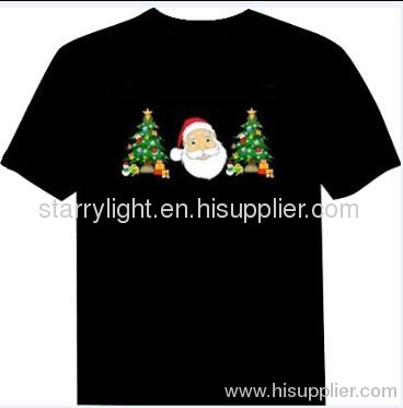 Starry-light 5.2USD the cheapest price and good quality el t shirt