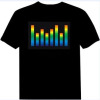 Starry-light 5.2USD sound music activated led t shirt for better new 2013