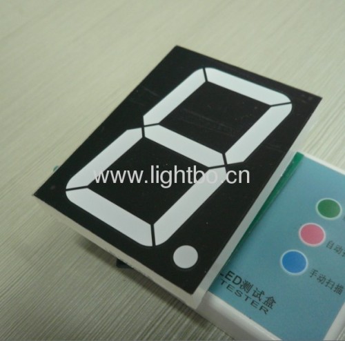 common anode white 3 inch seven segment led numeric display