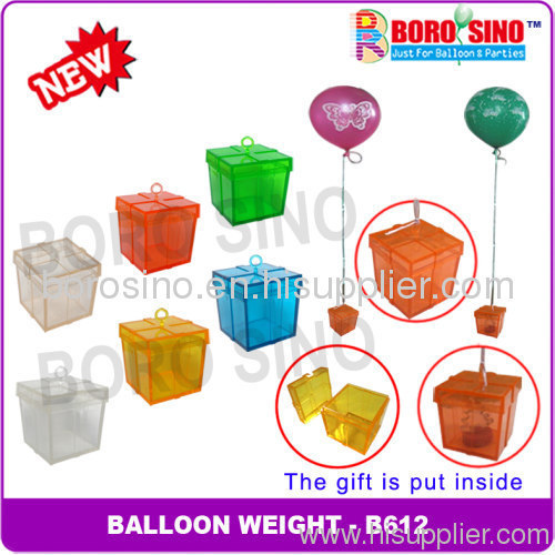 plastic balloon weight